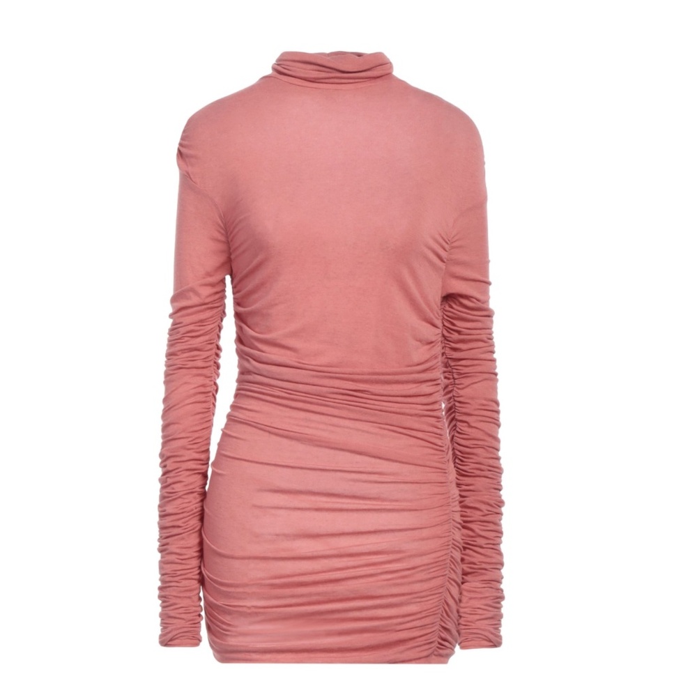 Pinko Ruched Sweater Dress in Pink - Picture 1 of 1